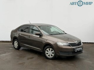 2018 Skoda Rapid I Рестайлинг, коричневый, 870000 рублей, вид 3