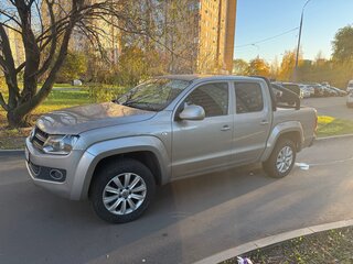 2014 Volkswagen Amarok Double Cab full-time I, бежевый, 1780000 рублей, вид 1