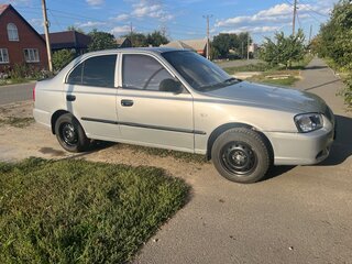 2007 Hyundai Accent ТагАЗ II, серебристый, 370000 рублей, вид 2