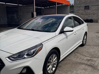 2018 Hyundai Sonata VII (LF) Рестайлинг, белый, 1430000 рублей, вид 1