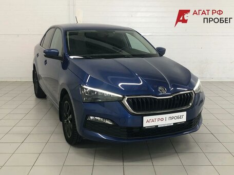 2021 Skoda Rapid II, синий, 1741686 рублей, вид 3