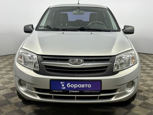 2014 Lada (ВАЗ) Granta I, серебристый, 525000 рублей - вид 9