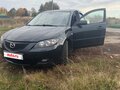 2005 Mazda 3 I (BK), чёрный, 300000 рублей