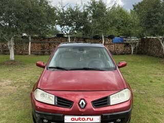 2006 Renault Megane II Рестайлинг, красный, 360000 рублей, вид 1