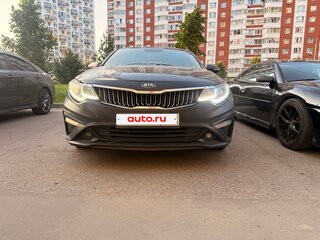 2019 Kia Optima IV Рестайлинг, синий, 1200000 рублей, вид 3