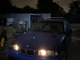 1996 BMW 3 серии 318i III (E36), синий, 200000 рублей, вид 1