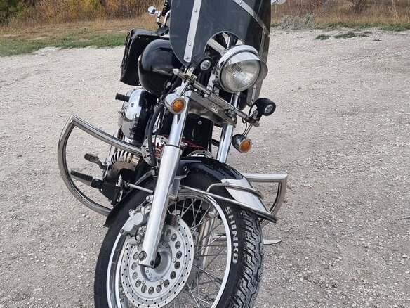 1996 Yamaha XVS400 Drag Star, чёрный, 380000 рублей - вид 9