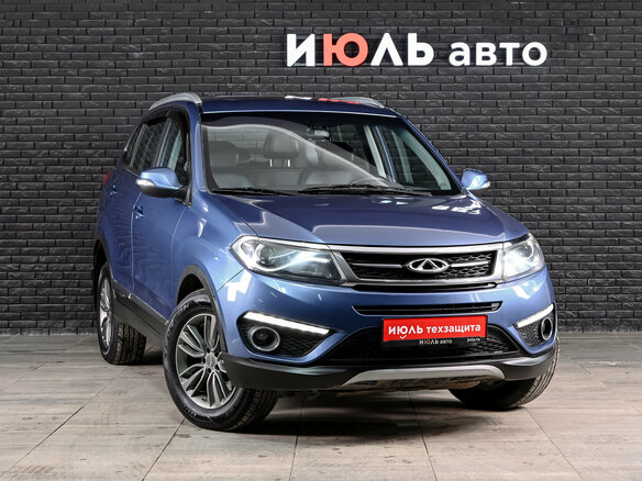 2017 Chery Tiggo 5 I Рестайлинг, синий, 1035000 рублей - вид 2