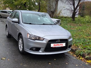2012 Mitsubishi Lancer X Рестайлинг, серебристый, 1200000 рублей, вид 2