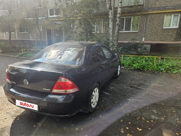 2008 Nissan Almera Classic I, чёрный, 400000 рублей - вид 5