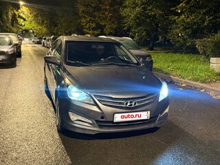 2016 Hyundai Solaris I Рестайлинг, серый, 449000 рублей, вид 1