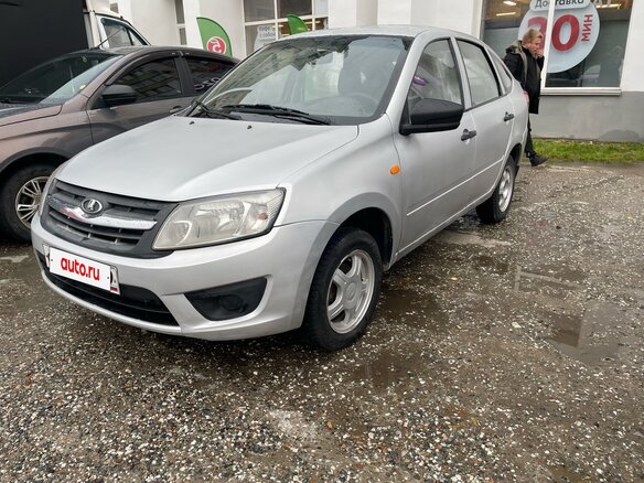 2014 Lada (ВАЗ) Granta I, серебристый, 280000 рублей