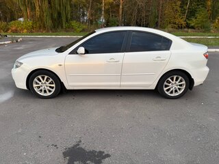 2008 Mazda 3 4-speed I (BK) Рестайлинг, белый, 679000 рублей, вид 2