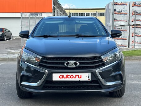 2017 Lada (ВАЗ) Vesta I, чёрный, 850000 рублей, вид 3