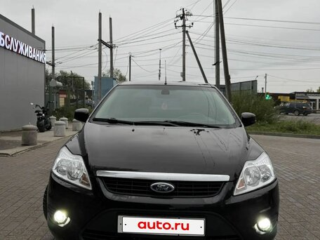 2008 Ford Focus II Рестайлинг, чёрный, 285000 рублей, вид 1