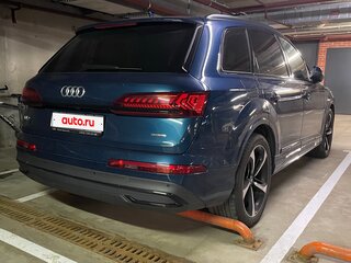 2021 Audi Q7 45 TDI II (4M) Рестайлинг, синий, 8200000 рублей, вид 3