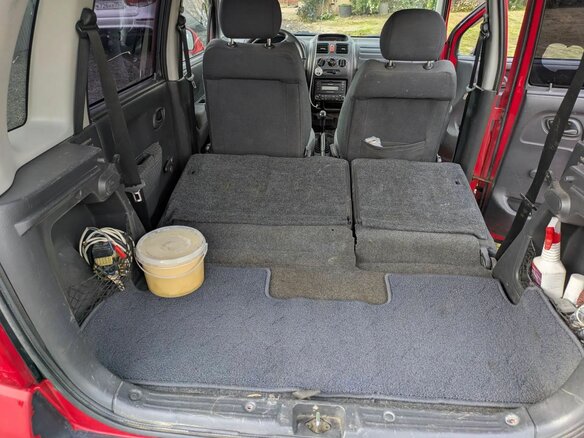 2002 Suzuki Wagon R+ II, красный, 240000 рублей - вид 14