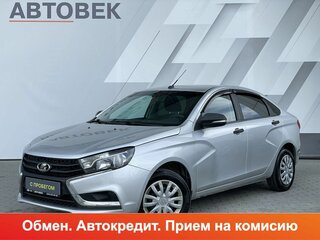 2017 Lada (ВАЗ) Vesta I, серебристый, 654000 рублей, вид 1