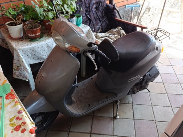 2017 Honda Dio, серебристый, 50000 рублей