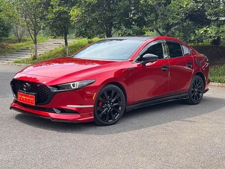 2022 Mazda 3 Axela IV (BP), красный, 1333000 рублей, вид 1