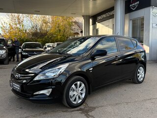 2014 Hyundai Solaris I Рестайлинг, чёрный, 1075000 рублей, вид 2