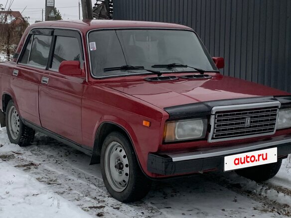2007 Lada (ВАЗ) 2107, красный, 155000 рублей - вид 1