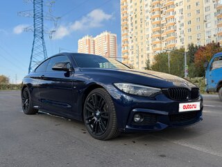 2018 BMW 4 серии 430i xDrive F32/F33/F36 Рестайлинг, синий, 3800000 рублей, вид 4