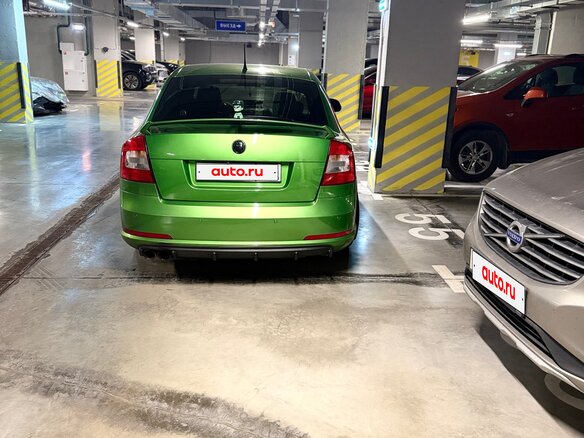 2012 Skoda Octavia RS II Рестайлинг, зелёный, 1499999 рублей - вид 7