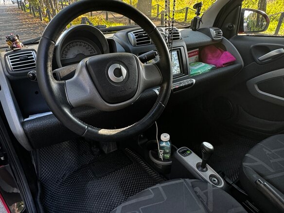 2009 Smart Fortwo II, чёрный, 700000 рублей - вид 7