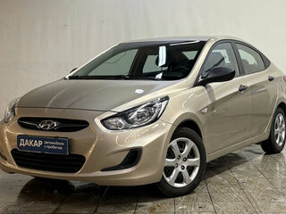 2011 Hyundai Solaris I, бежевый, 730000 рублей, вид 2