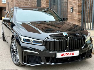 2021 BMW 7 серии 730d xDrive VI (G11/G12) Рестайлинг, чёрный, 7600000 рублей, вид 2