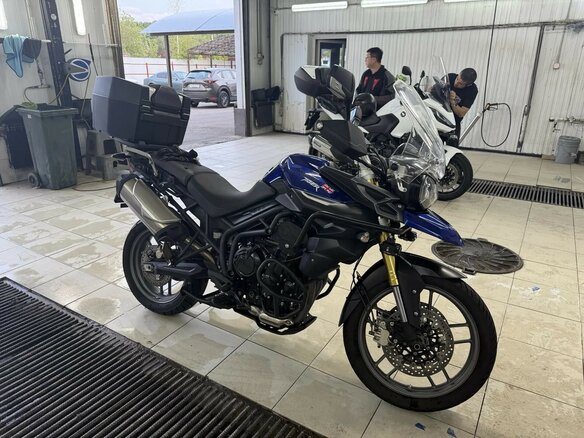 2013 Triumph Tiger 800, синий, 670000 рублей