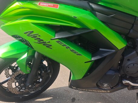 2017 Kawasaki ER-6F (Ninja 650R), зелёный, 530000 рублей, вид 3
