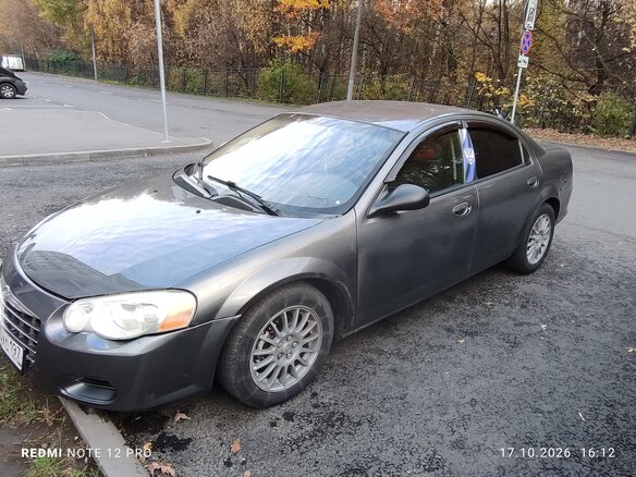 2004 Chrysler Sebring II Рестайлинг, серый, 400000 рублей - вид 1