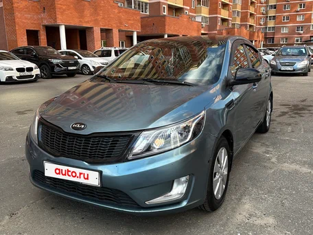 2012 Kia Rio 4-speed III, голубой, 835000 рублей, вид 1