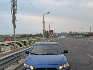 2010 Mitsubishi Lancer X, синий, 550000 рублей, вид 2