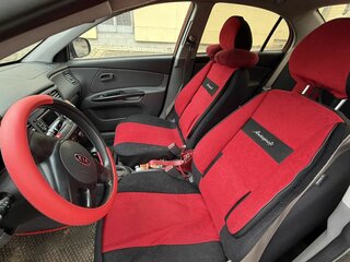 2010 Kia Rio II Рестайлинг, красный, 450000 рублей, вид 3
