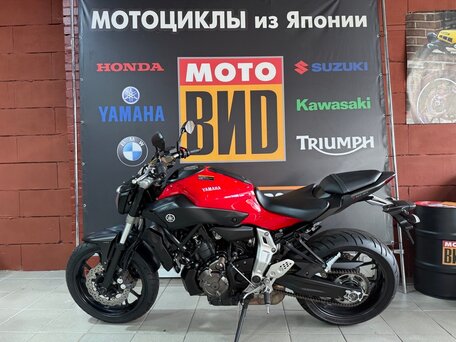 2014 Yamaha MT-07 (FZ-07), красный, 720000 рублей, вид 3