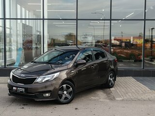 2016 Kia Rio III Рестайлинг, коричневый, 959000 рублей, вид 1