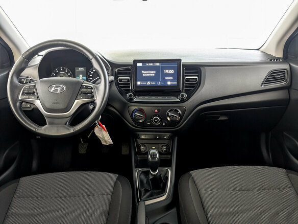 2021 Hyundai Solaris II Рестайлинг, серый - вид 13