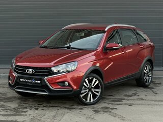 2019 Lada (ВАЗ) Vesta SW Cross I, красный, 1159000 рублей, вид 1