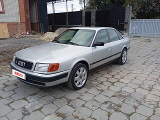 1991 Audi 100 IV (C4), серебристый, 320000 рублей, вид 1