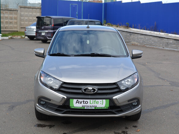 2019 Lada (ВАЗ) Granta I Рестайлинг, серебристый - вид 1