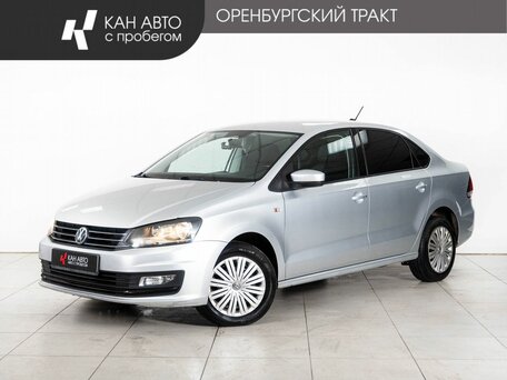 2017 Volkswagen Polo V Рестайлинг, серебристый, 1090000 рублей, вид 1