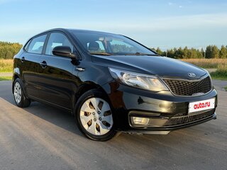 2016 Kia Rio III Рестайлинг, чёрный, 985000 рублей, вид 4