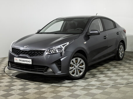 2021 Kia Rio IV Рестайлинг, серый, 1169585 рублей, вид 1