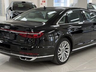 2018 Audi A8 Long 55 TFSI IV (D5), чёрный, 5700000 рублей, вид 5