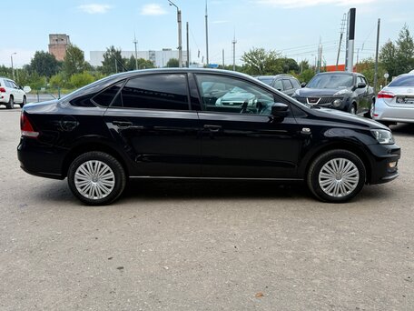 2016 Volkswagen Polo V Рестайлинг, чёрный, вид 5