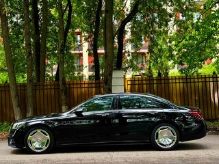 2017 Mercedes-Benz S-Класс 560 Long VI (W222, C217) Рестайлинг, чёрный, 3900000 рублей, вид 4