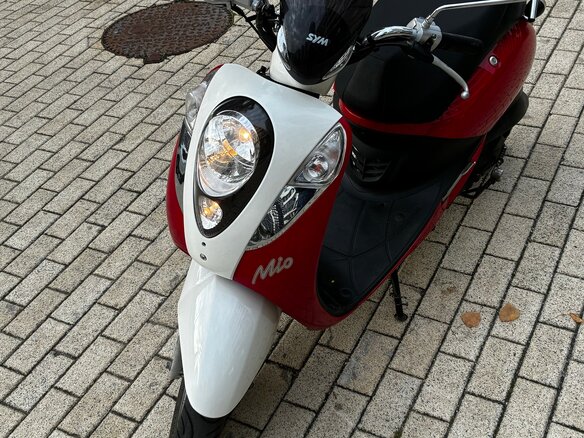 2010 Sym Mio, красный, 73000 рублей - вид 5